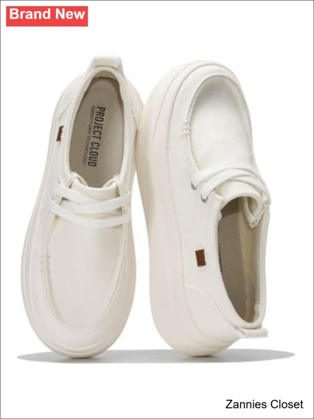 ✨Project Cloud Platform Loafer Boat Shoe Slip On Sneaker for Women